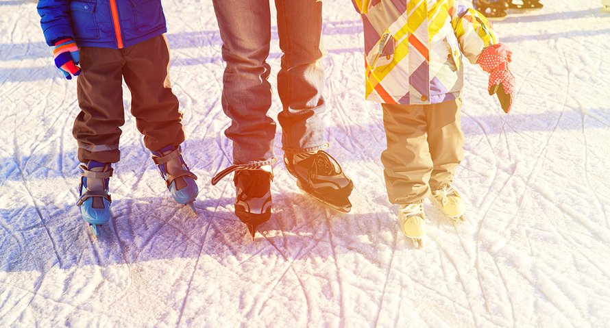 Zo leer je kind schaatsen
