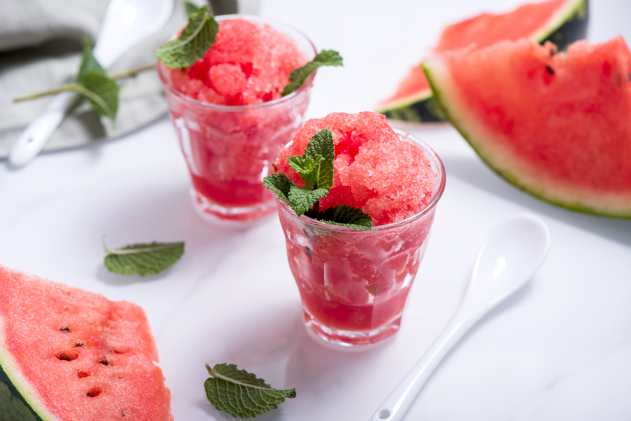 For tonight: watermelon sorbet in an instant